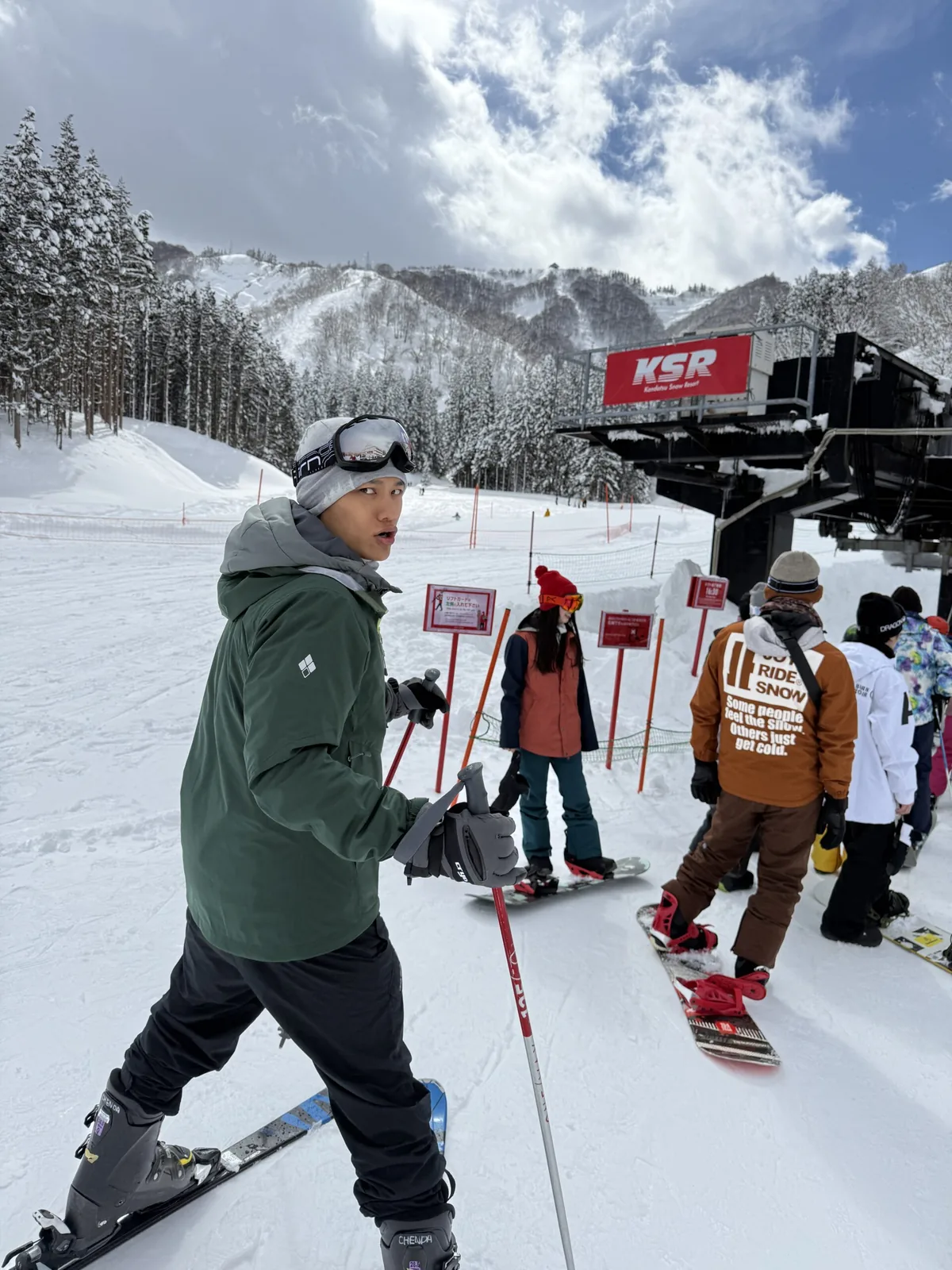 孫醫師滑雪